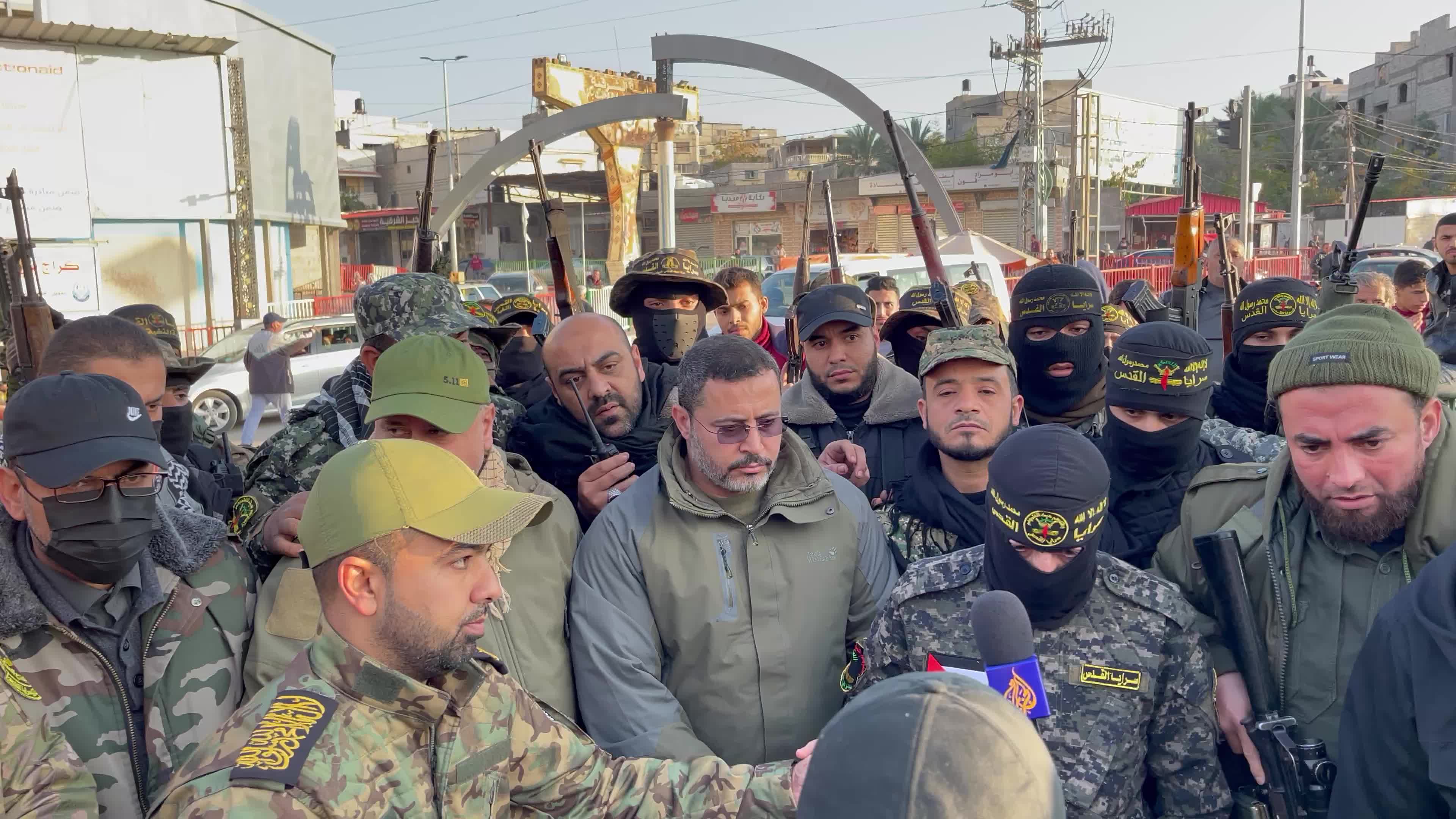 Military parade to celebrate after ​a Palestinian prisoner Hisham Abu Hawash ends his hunger strike