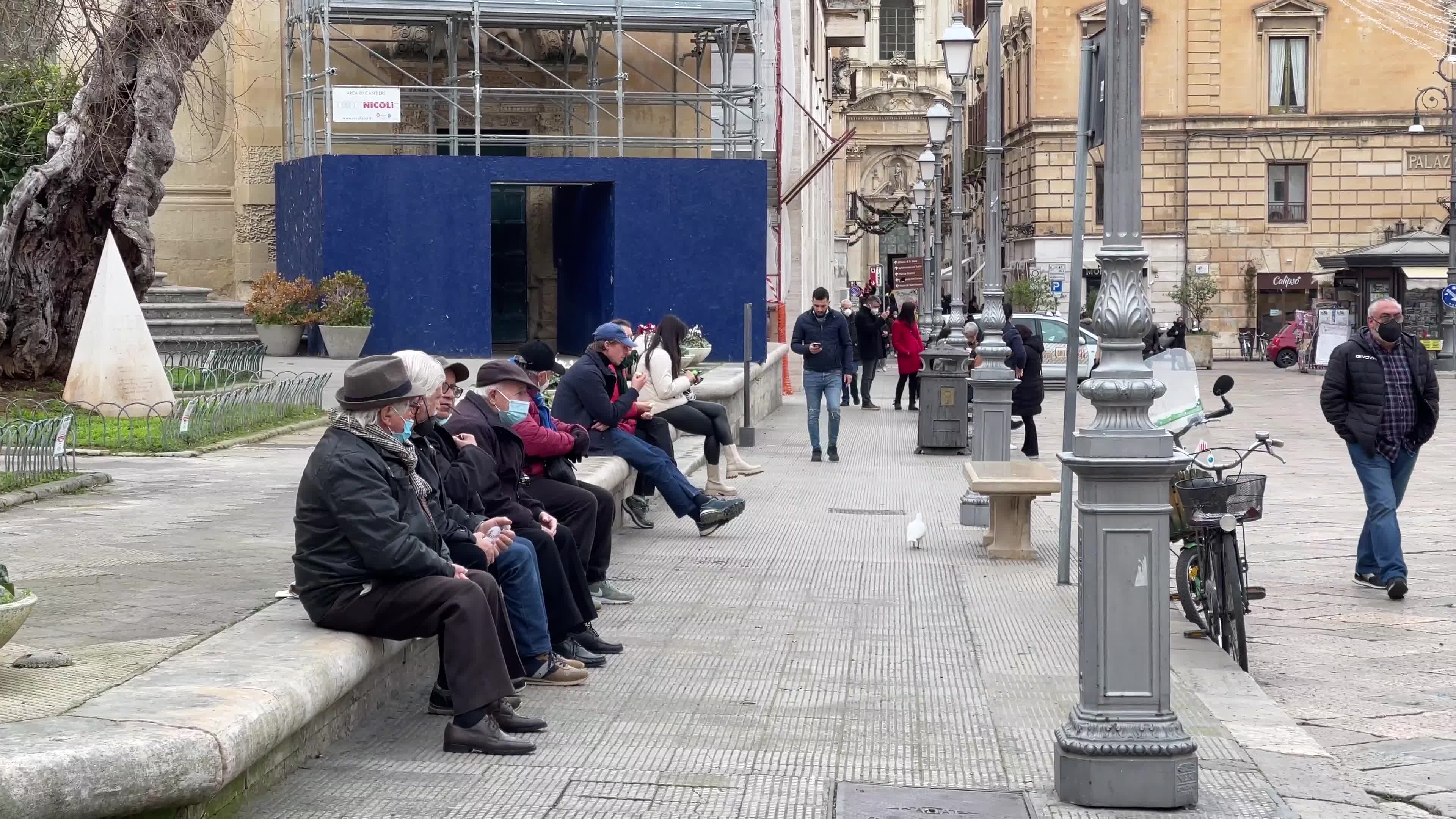 Daily life amid the COVID-19 pandemic in Lecce, Italy