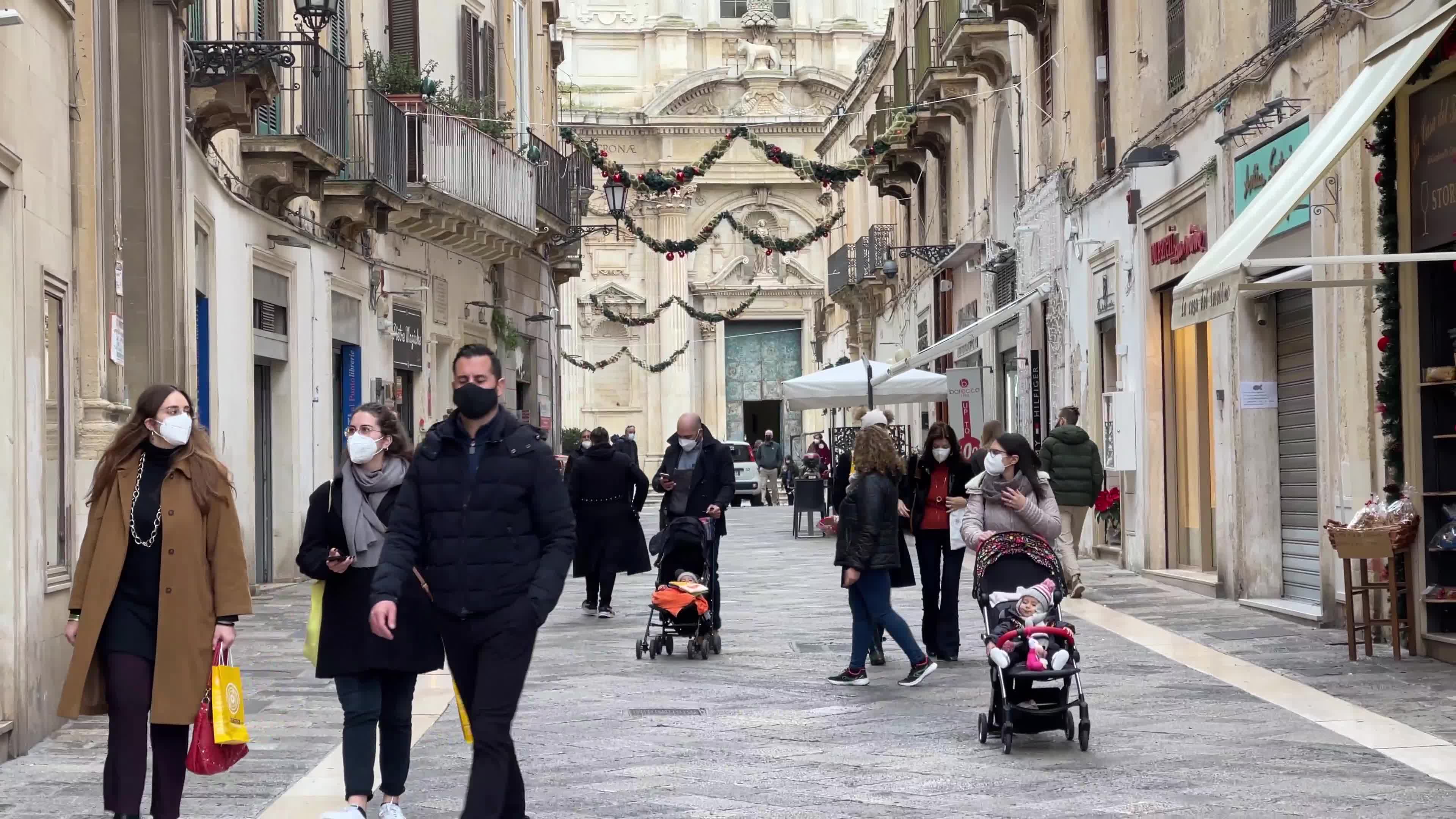 Daily life amid the COVID-19 pandemic in Lecce, Italy
