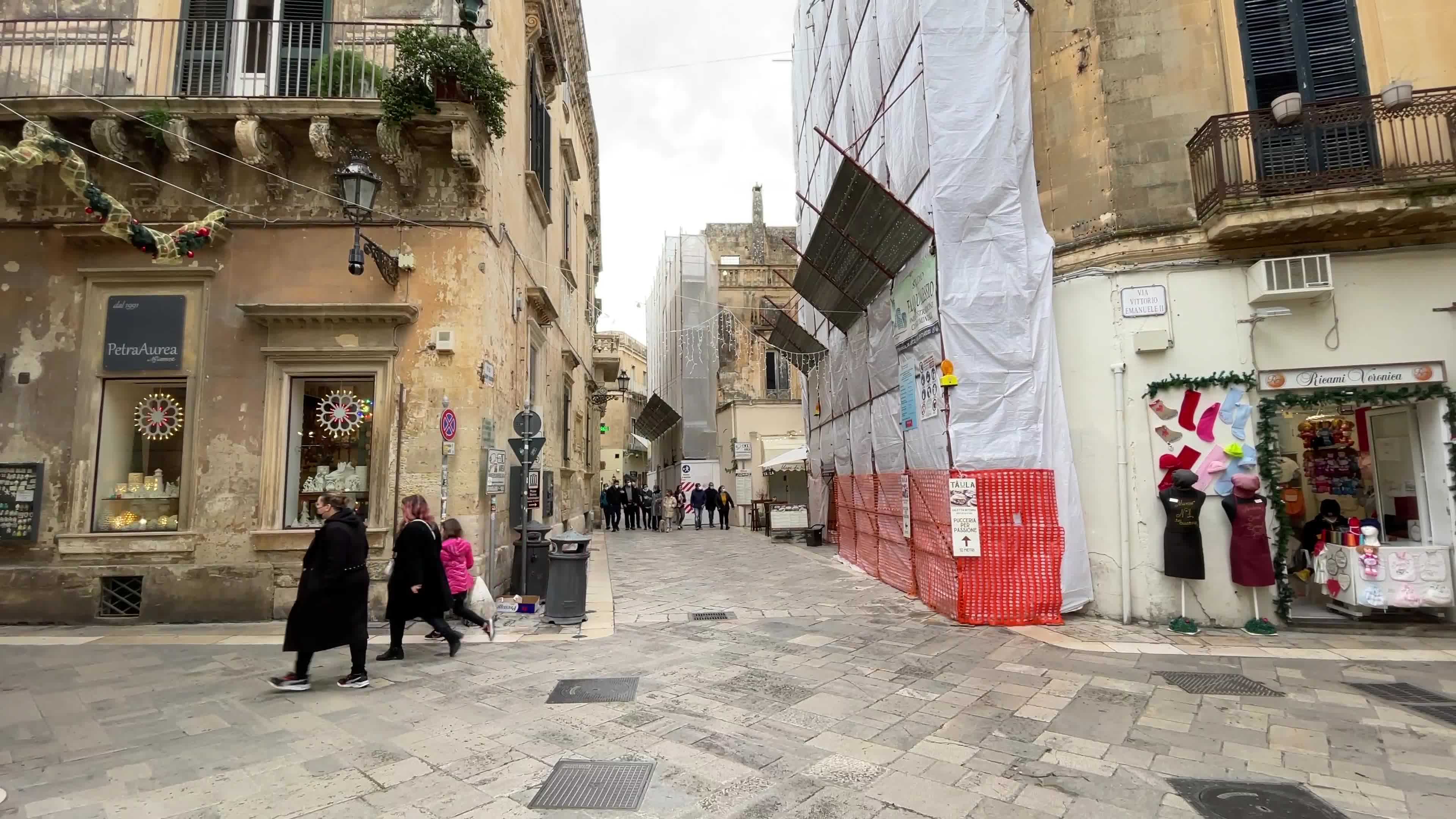 Daily life amid the COVID-19 pandemic in Lecce, Italy