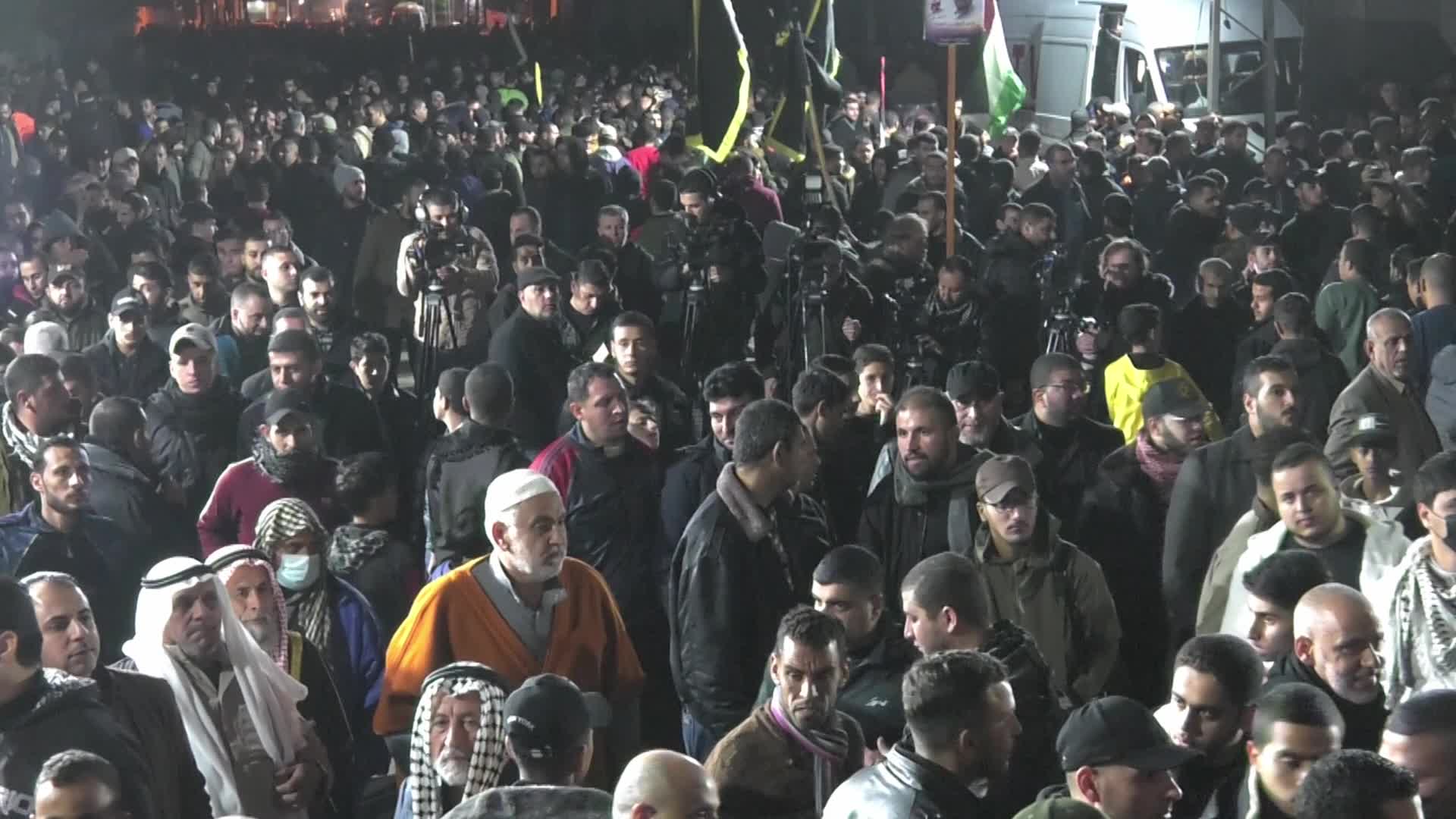 Demonstration In Support of Hisham Abu Hawas In Gaza