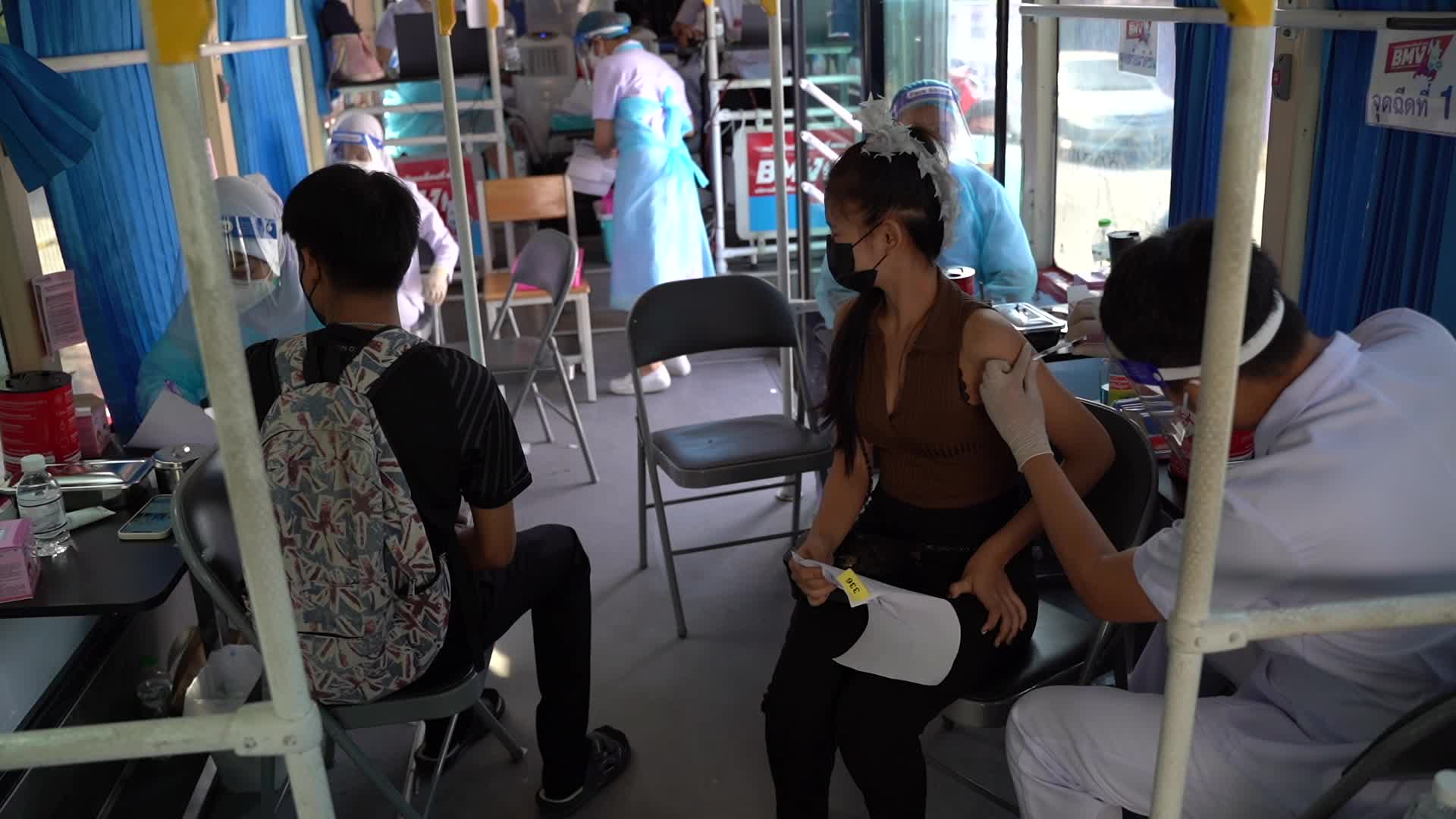 COVID-19 Mobile Vaccination in Bangkok