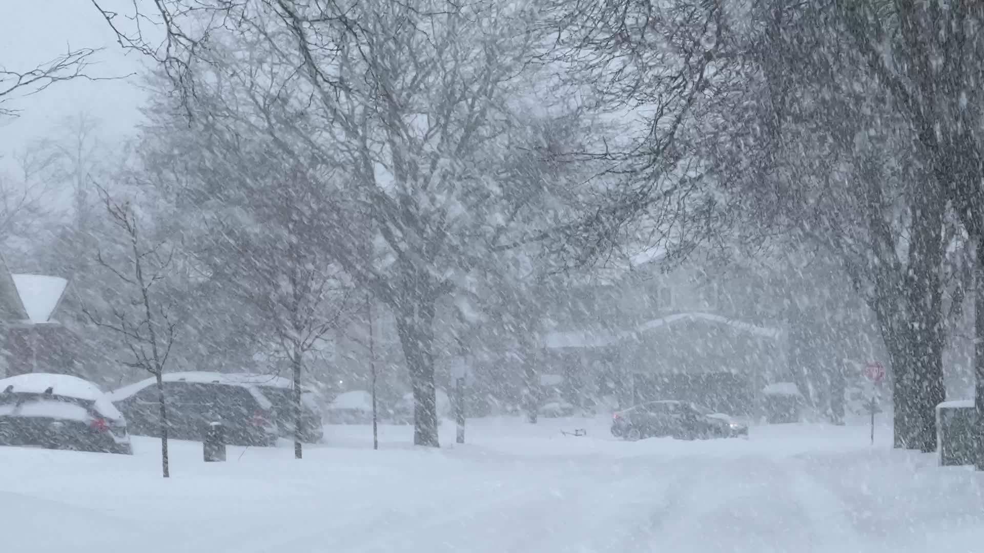 Toronto gets hit by historic massive winter snowstorm