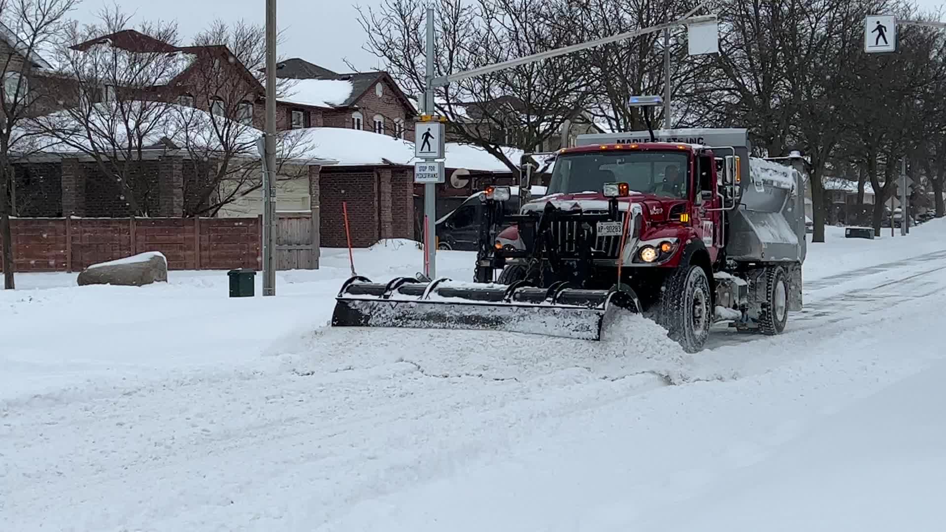 Toronto gets hit by historic massive winter snowstorm
