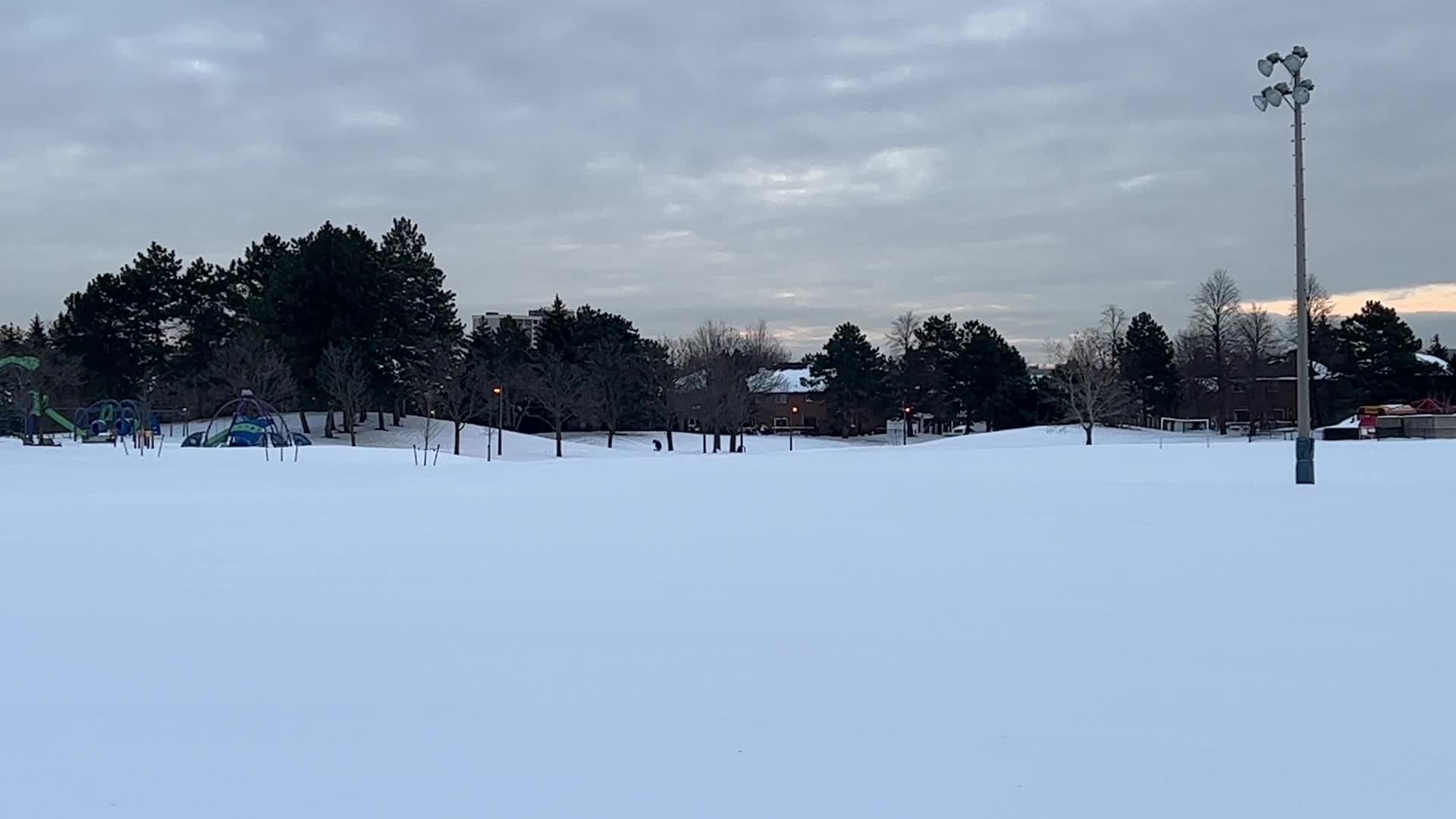 Aftermath of massive winter snowstorm in Toronto