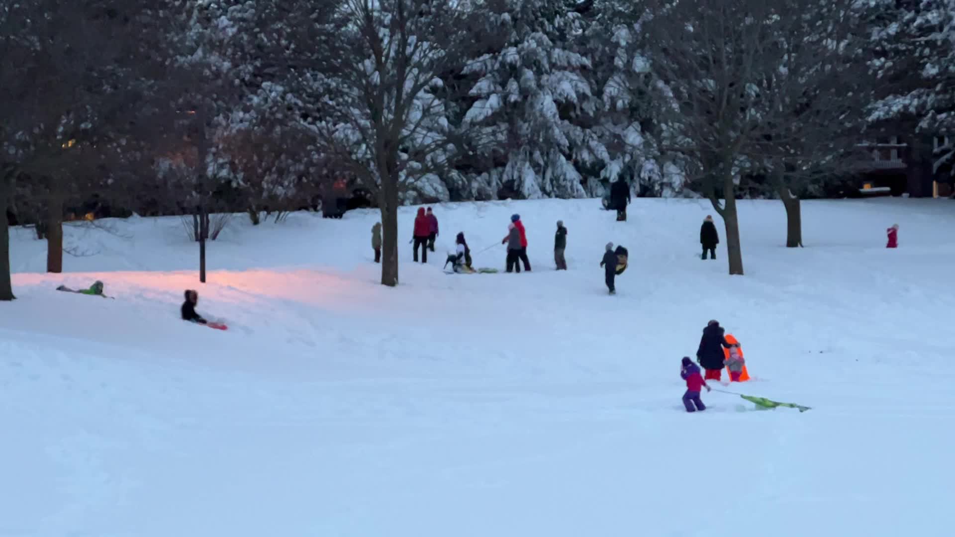 Aftermath of massive winter snowstorm in Toronto