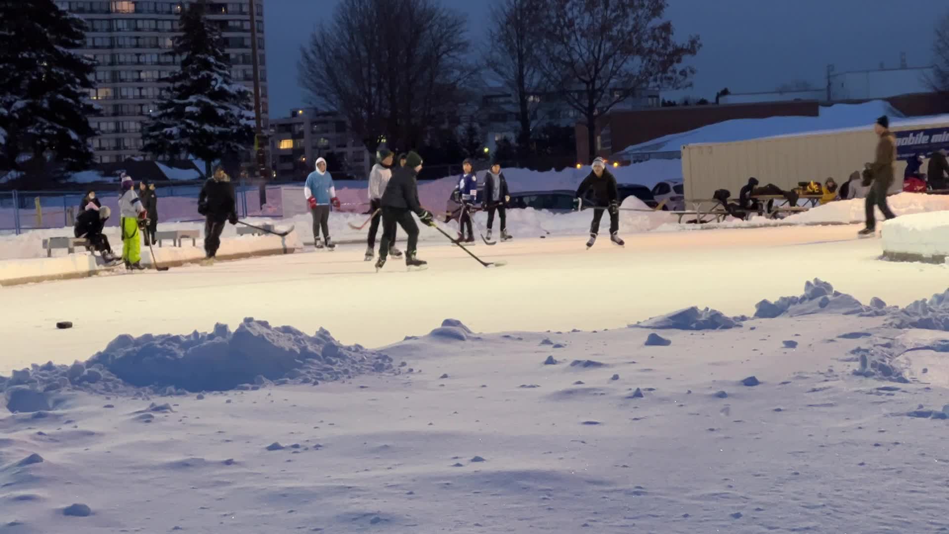 Aftermath of massive winter snowstorm in Toronto