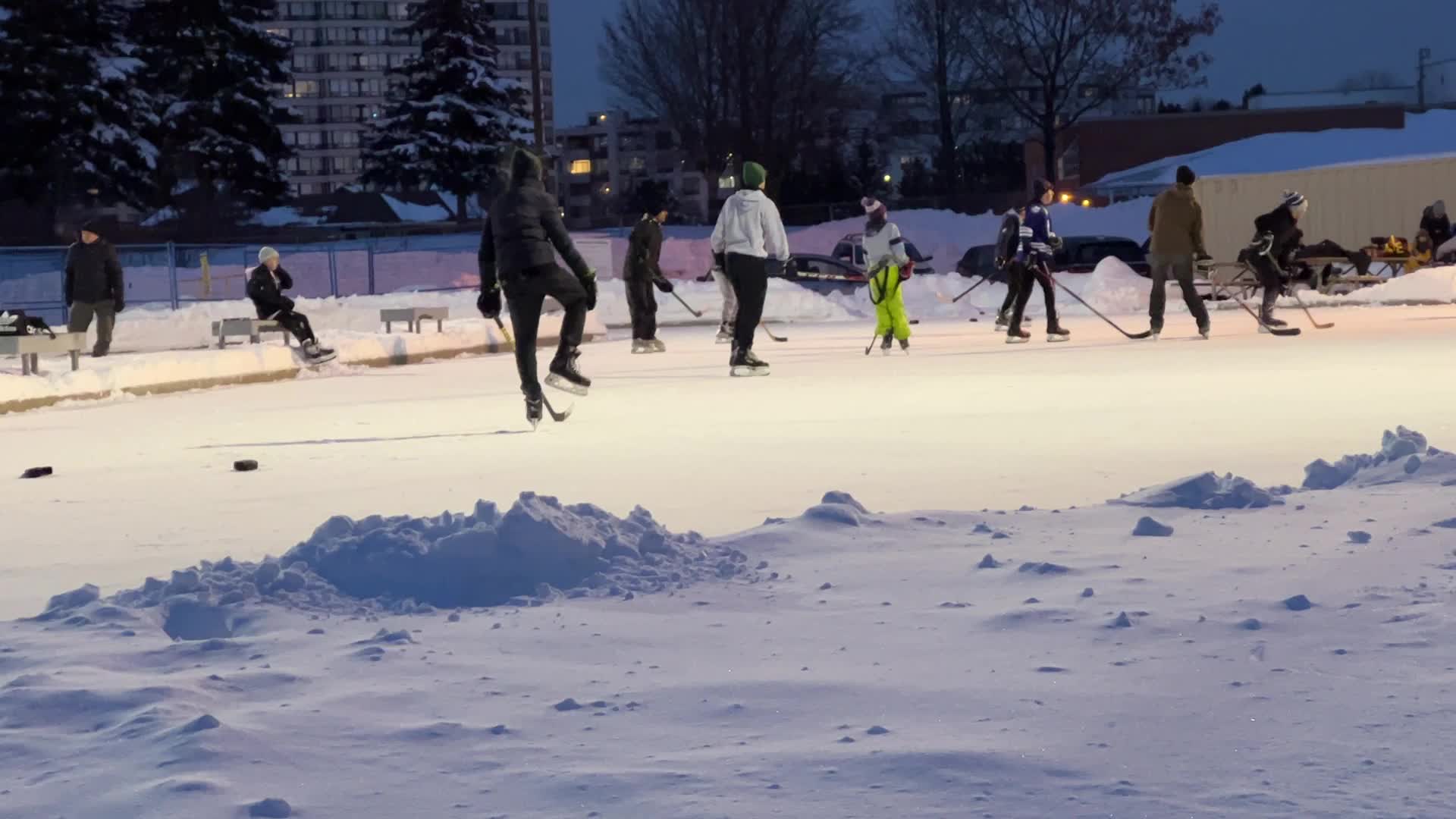 Aftermath of massive winter snowstorm in Toronto