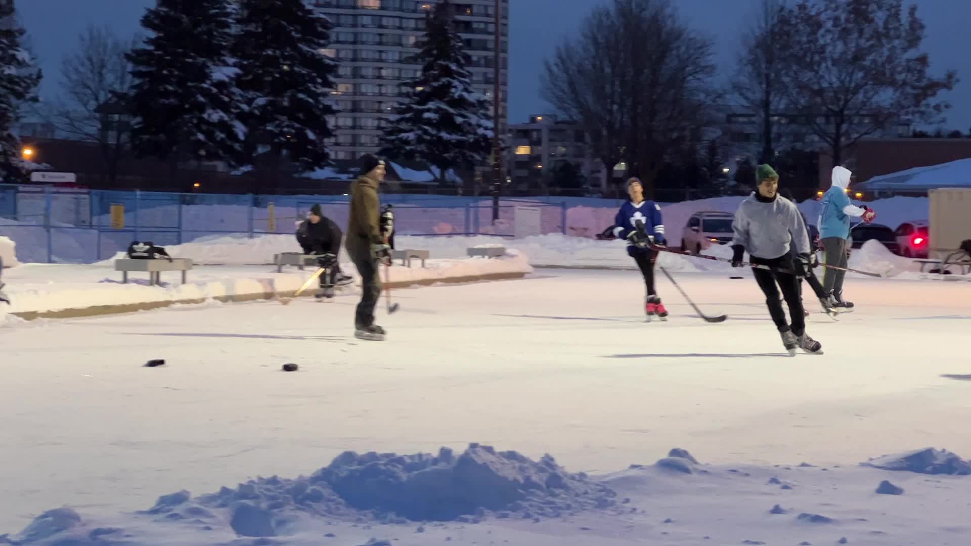 Aftermath of massive winter snowstorm in Toronto