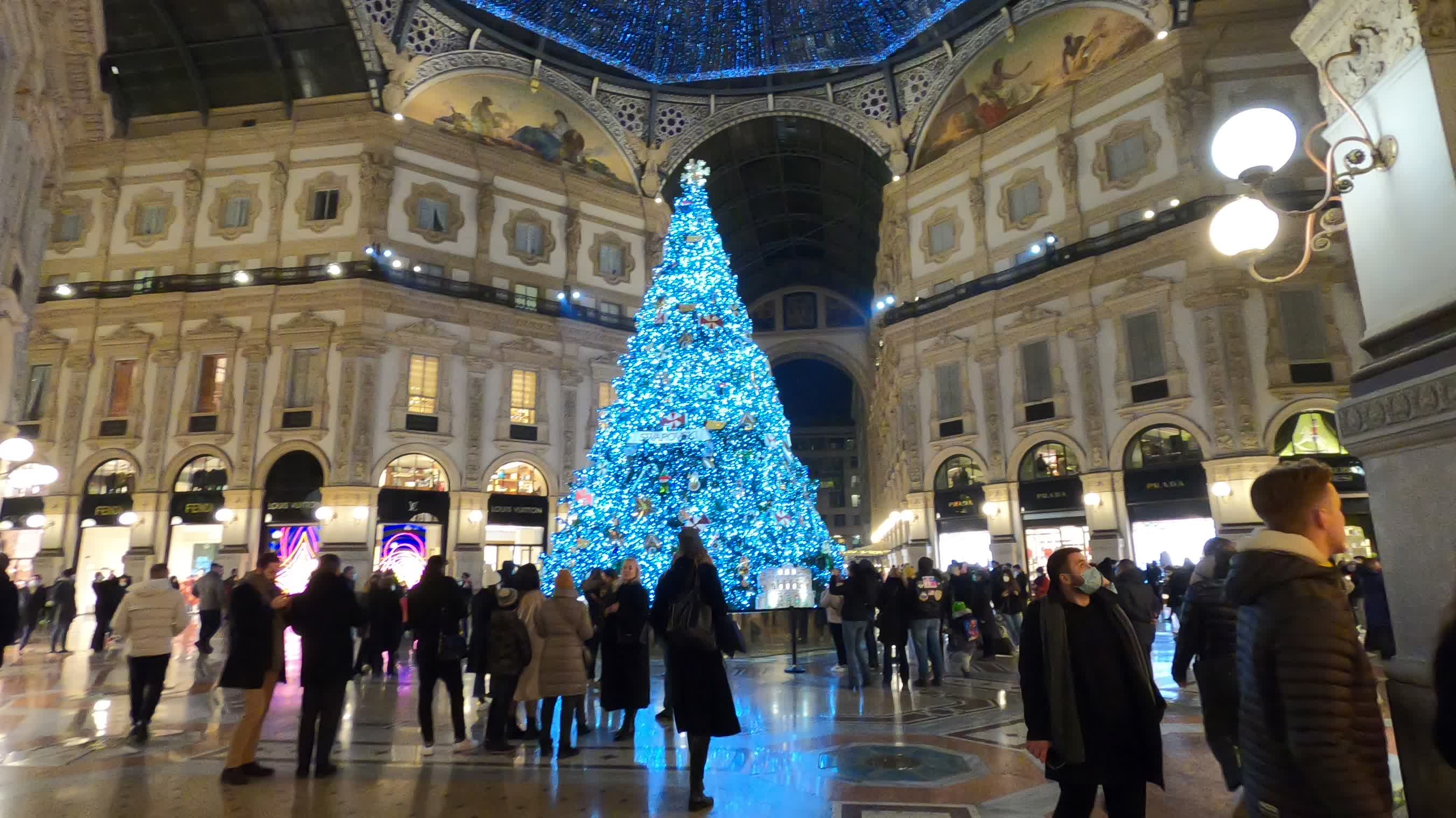Tree Of Wonder christmas tree by Swarovski in Milan