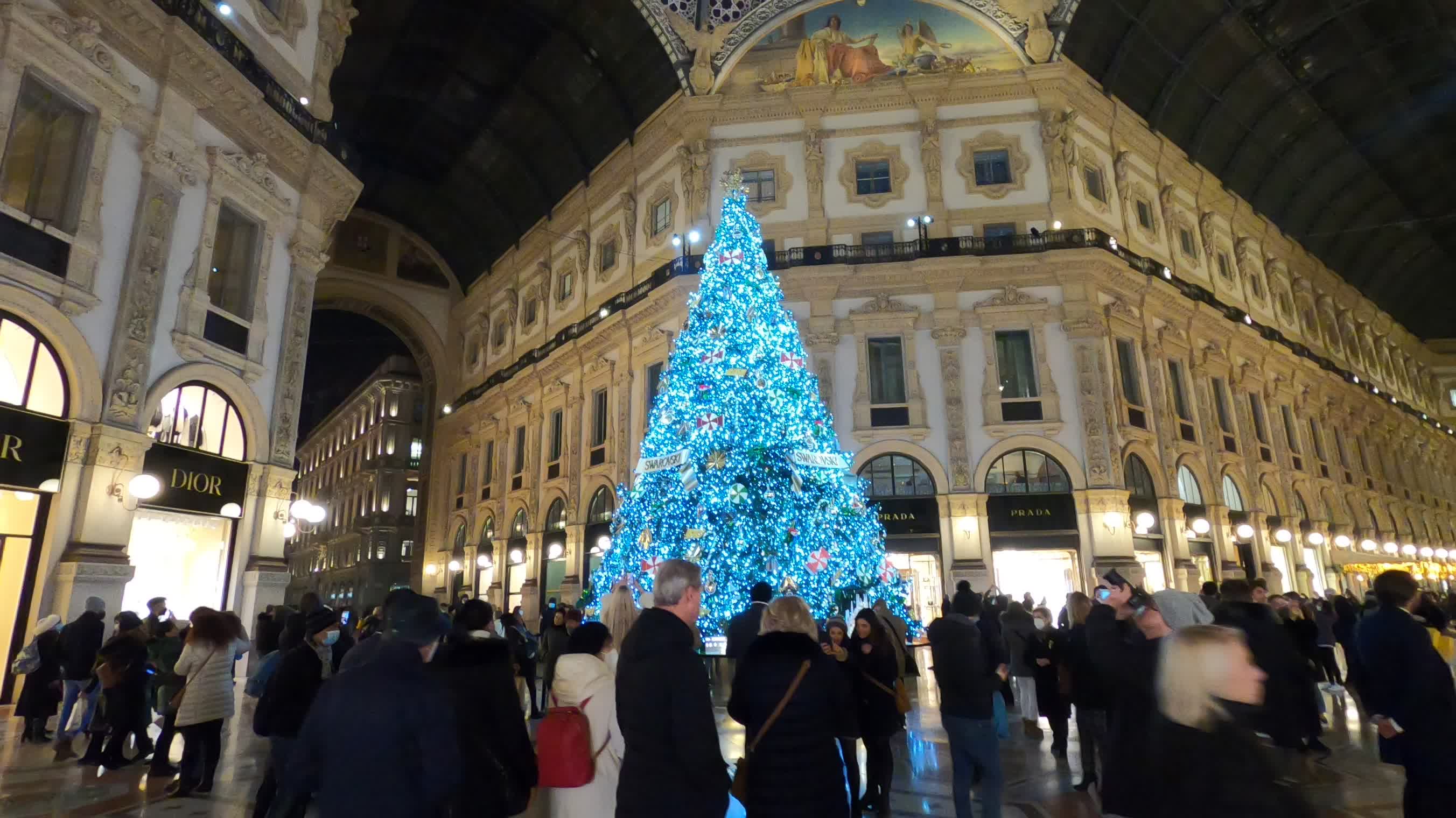 Tree Of Wonder christmas tree by Swarovski in Milan