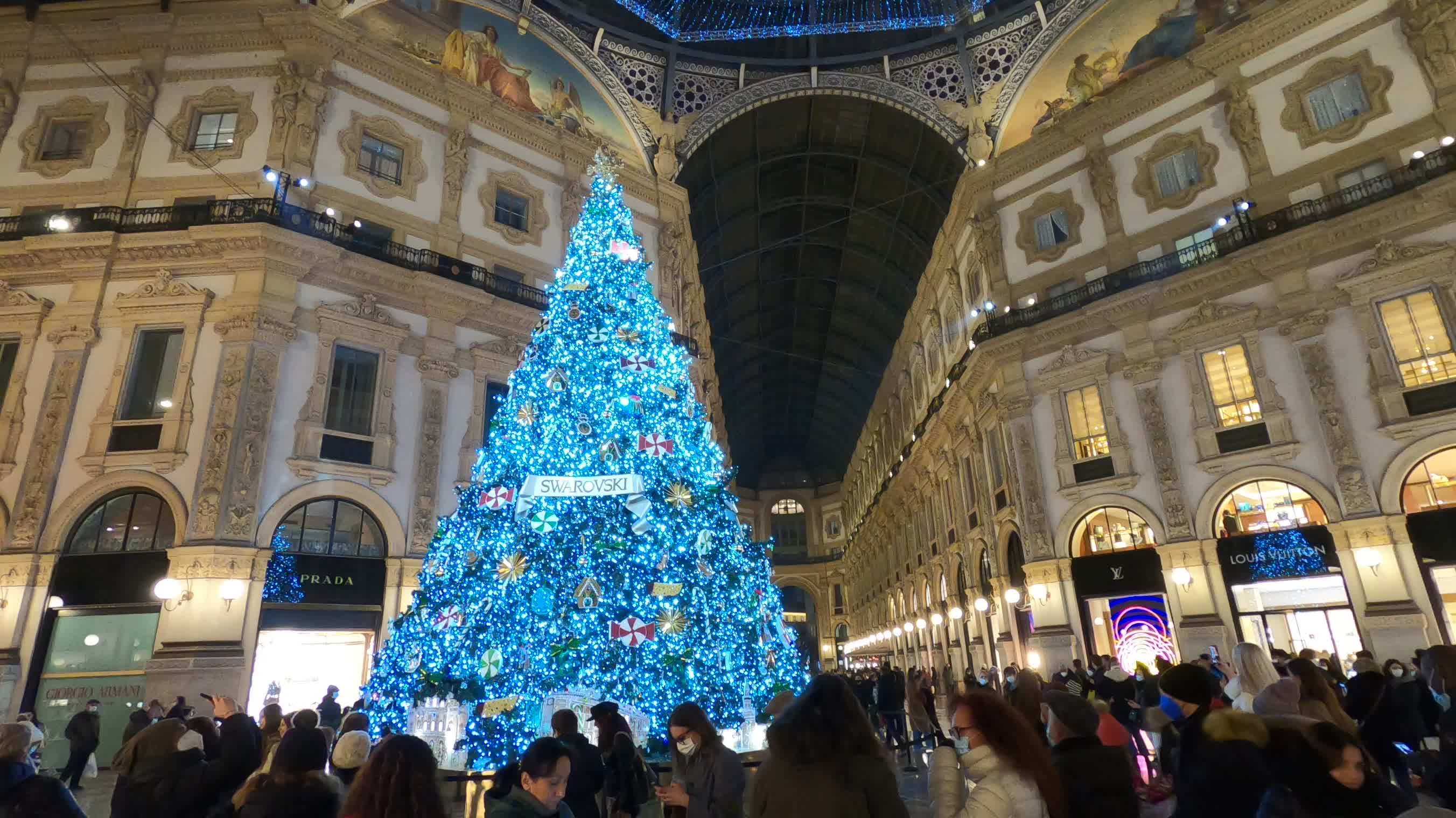 Tree Of Wonder christmas tree by Swarovski in Milan