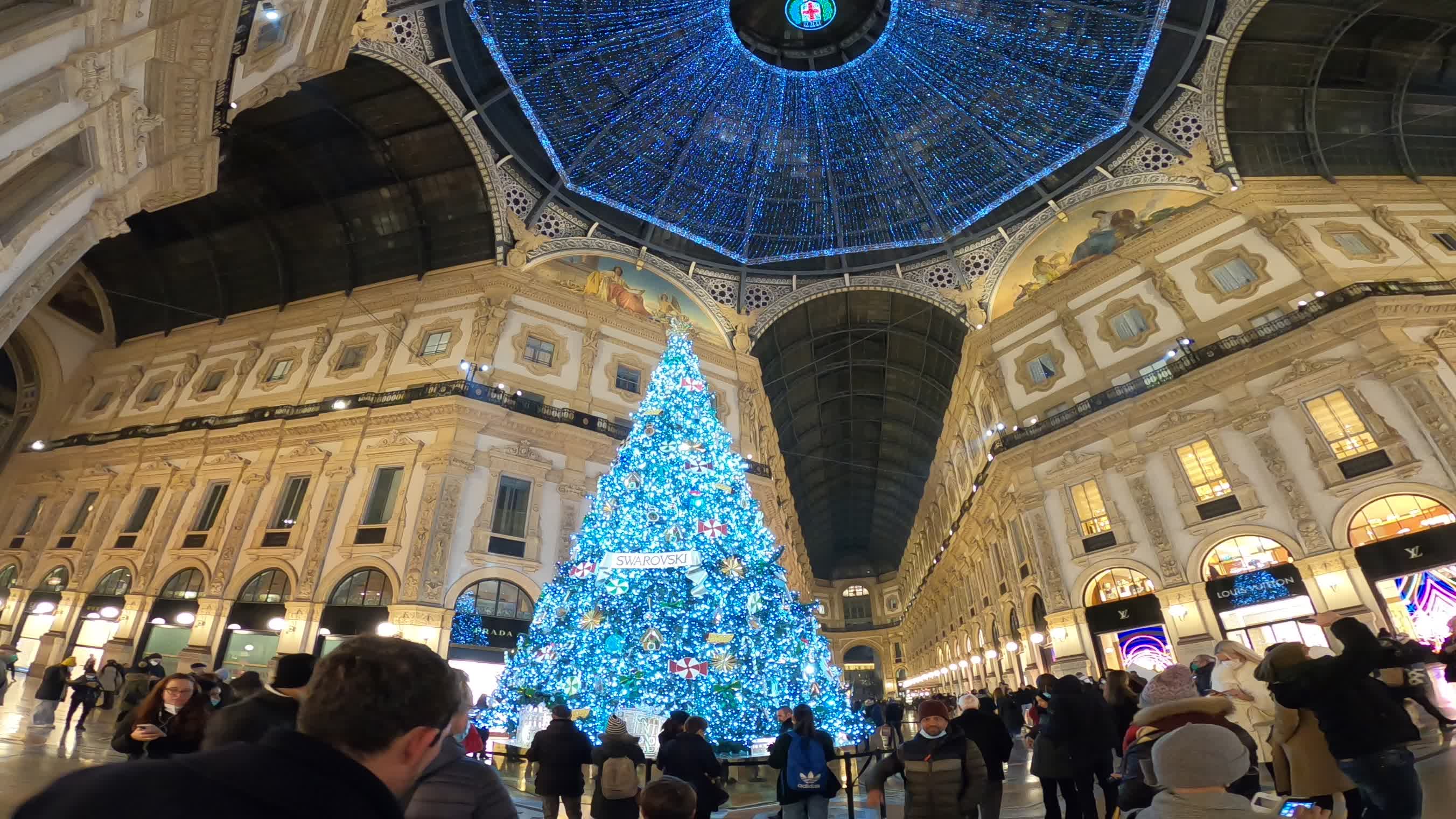 Tree Of Wonder christmas tree by Swarovski in Milan