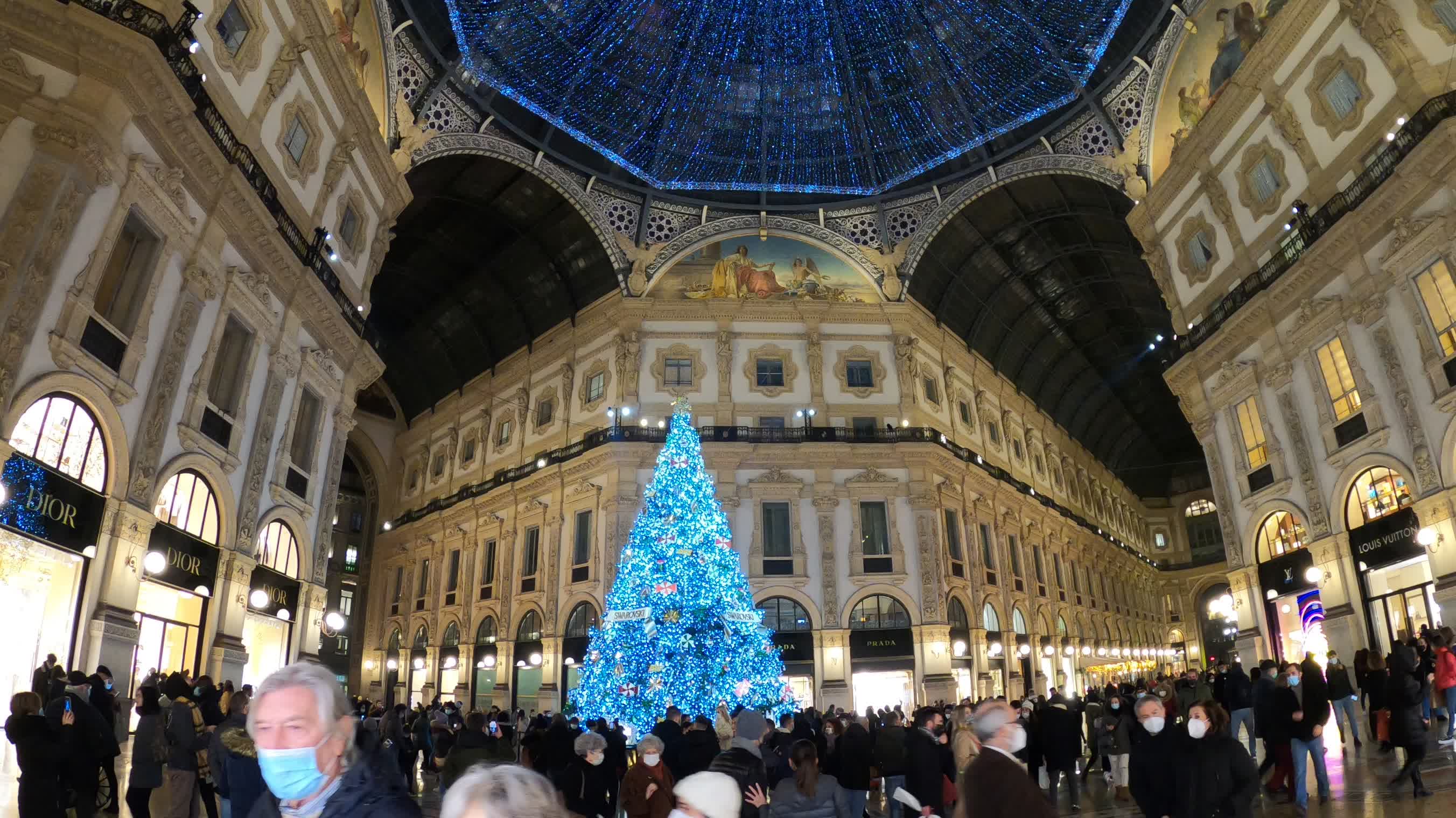 Tree Of Wonder christmas tree by Swarovski in Milan