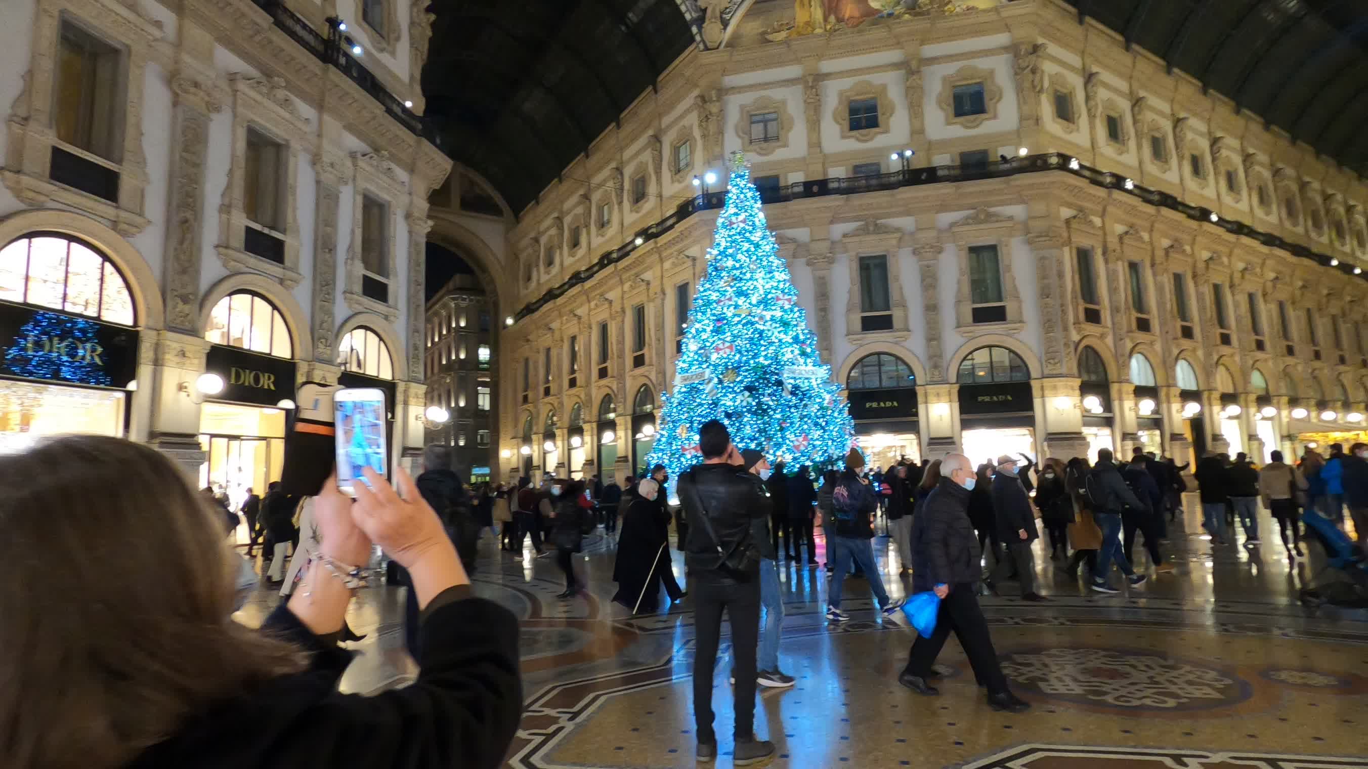 Tree Of Wonder christmas tree by Swarovski in Milan