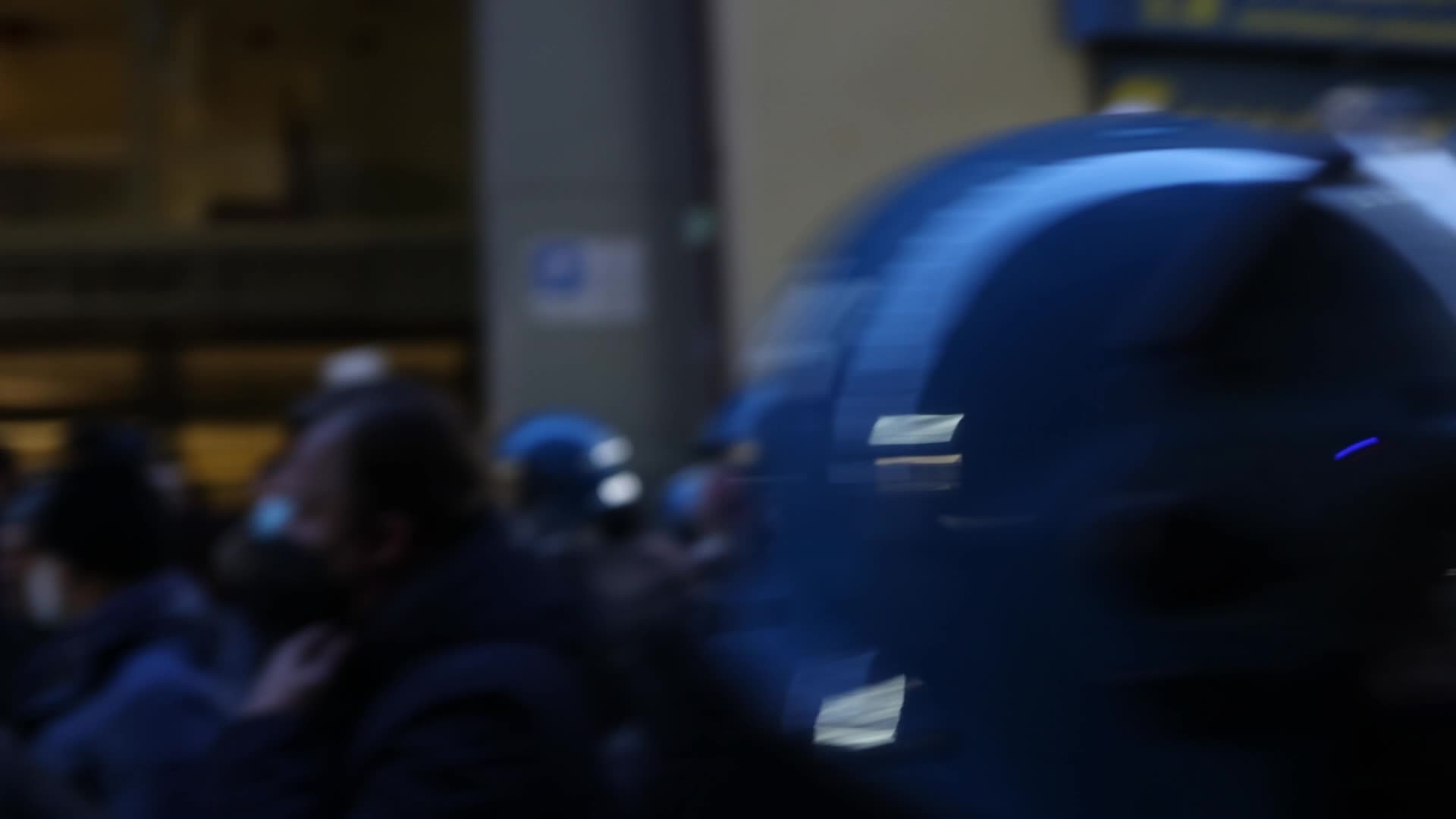 "No Green Pass" protest in Turin