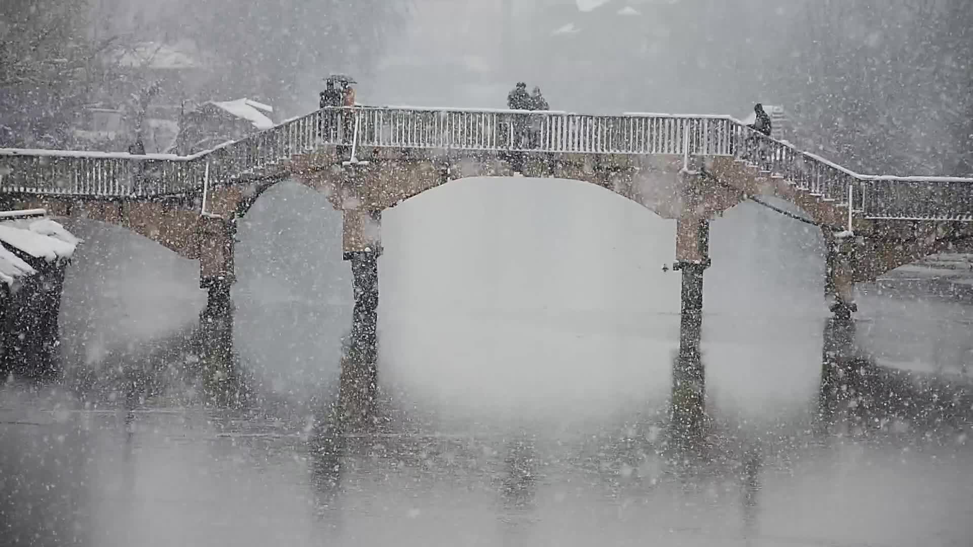 Heavy Snowfall In Kashmir