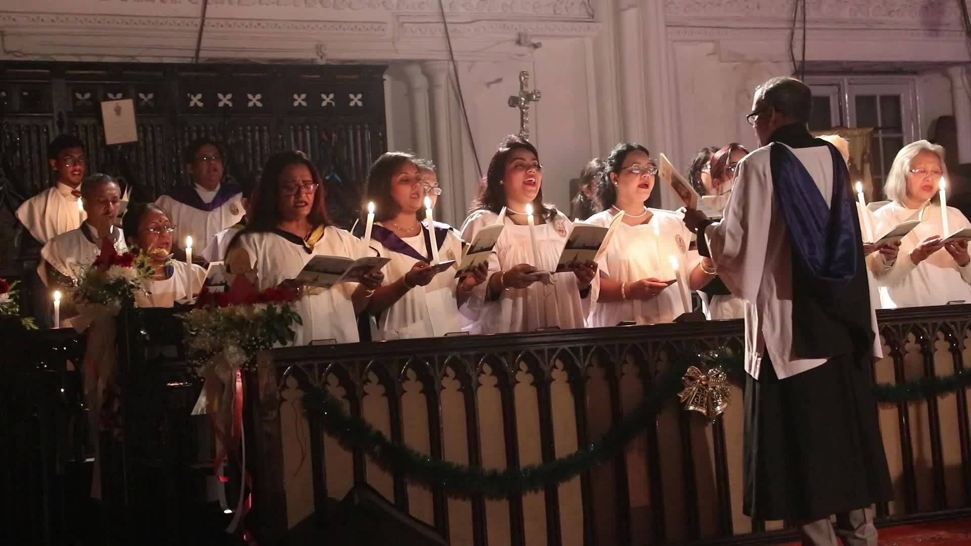 Christmas Eve in Kolkata, India