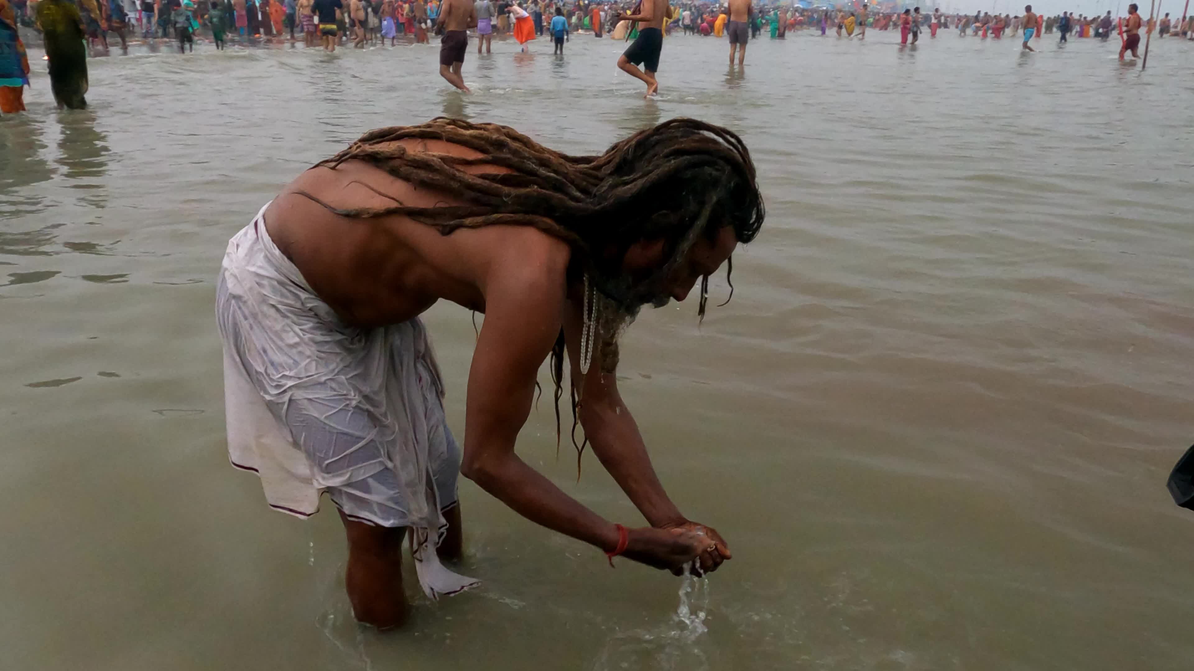 Gangasagar Mela in Kolkata, India