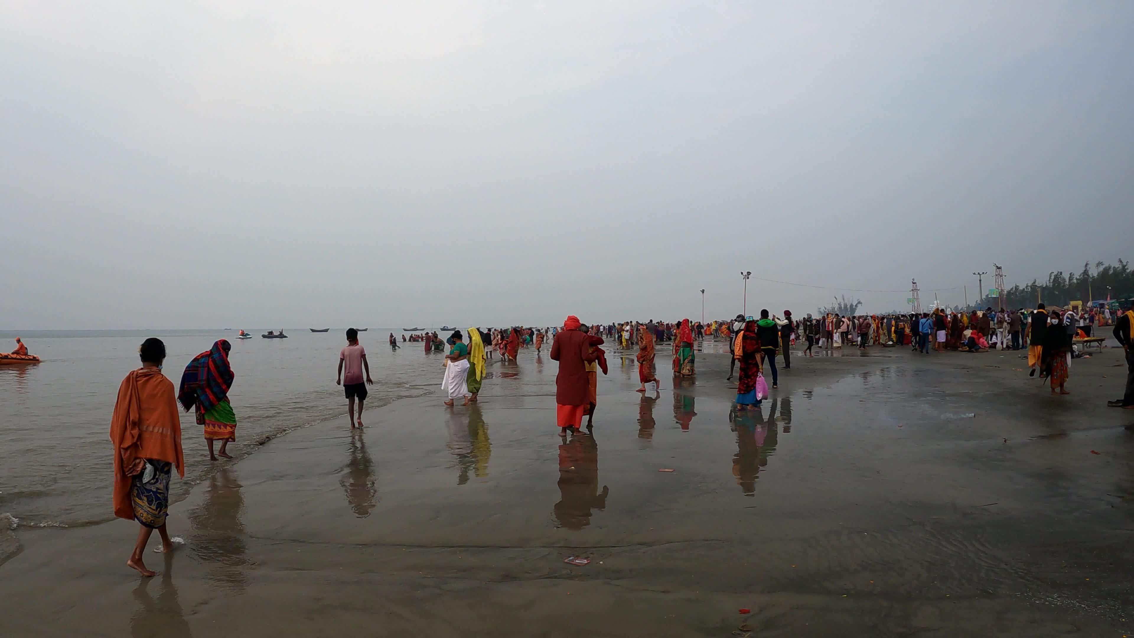 Gangasagar Mela in Kolkata, India