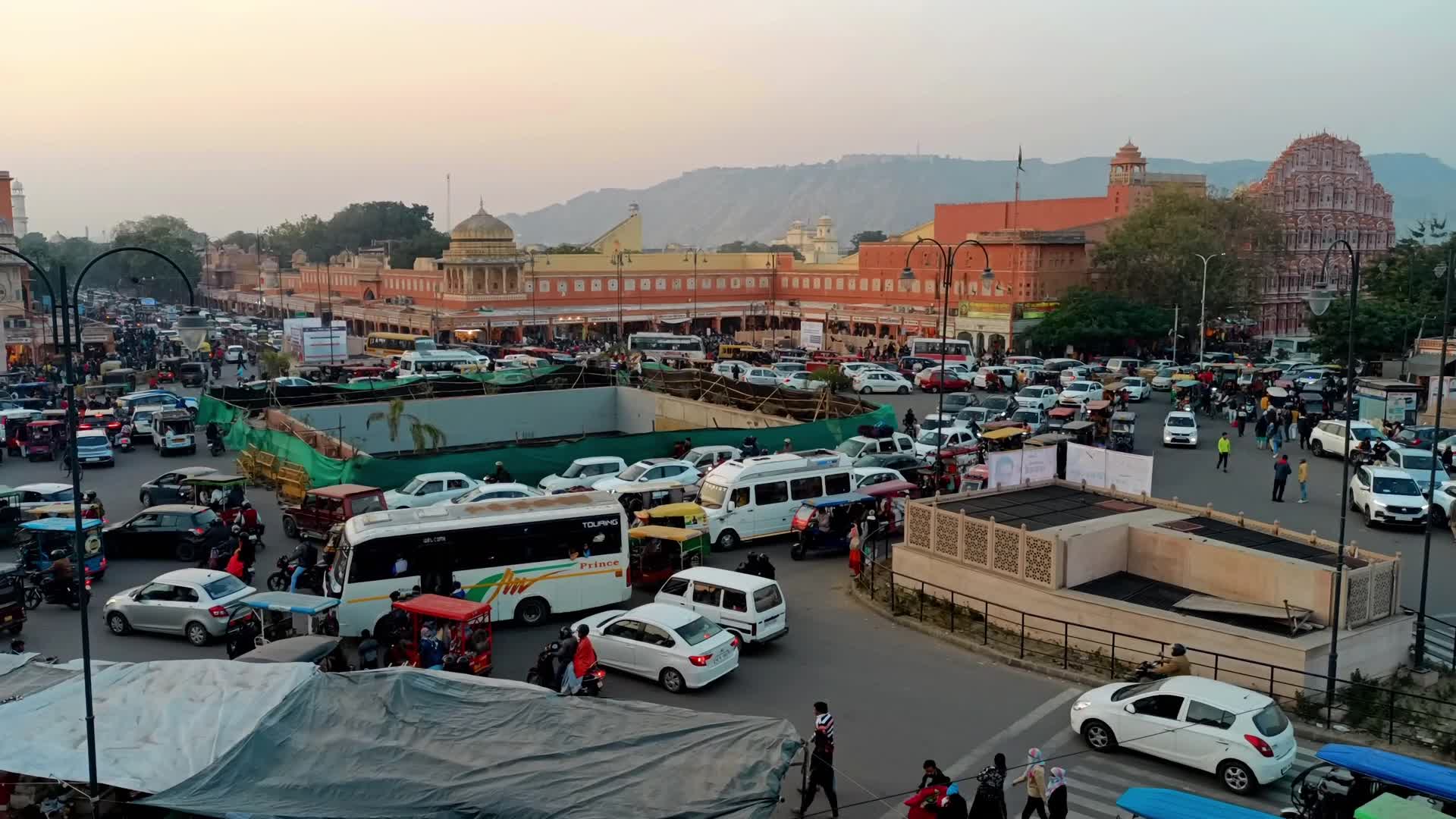 Traffic Jam in Jaipur
