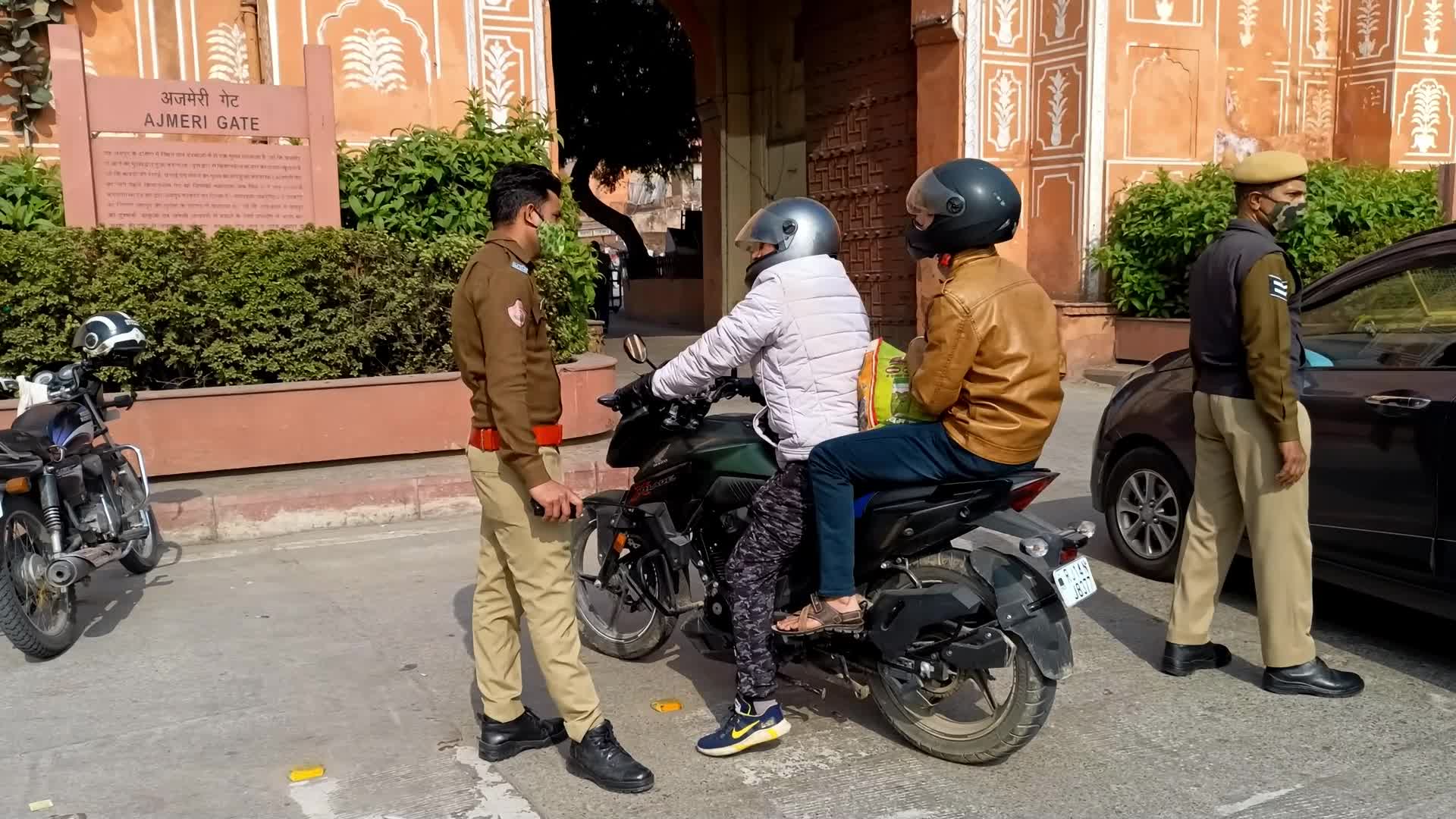 Coronavirus curfew in Jaipur, India