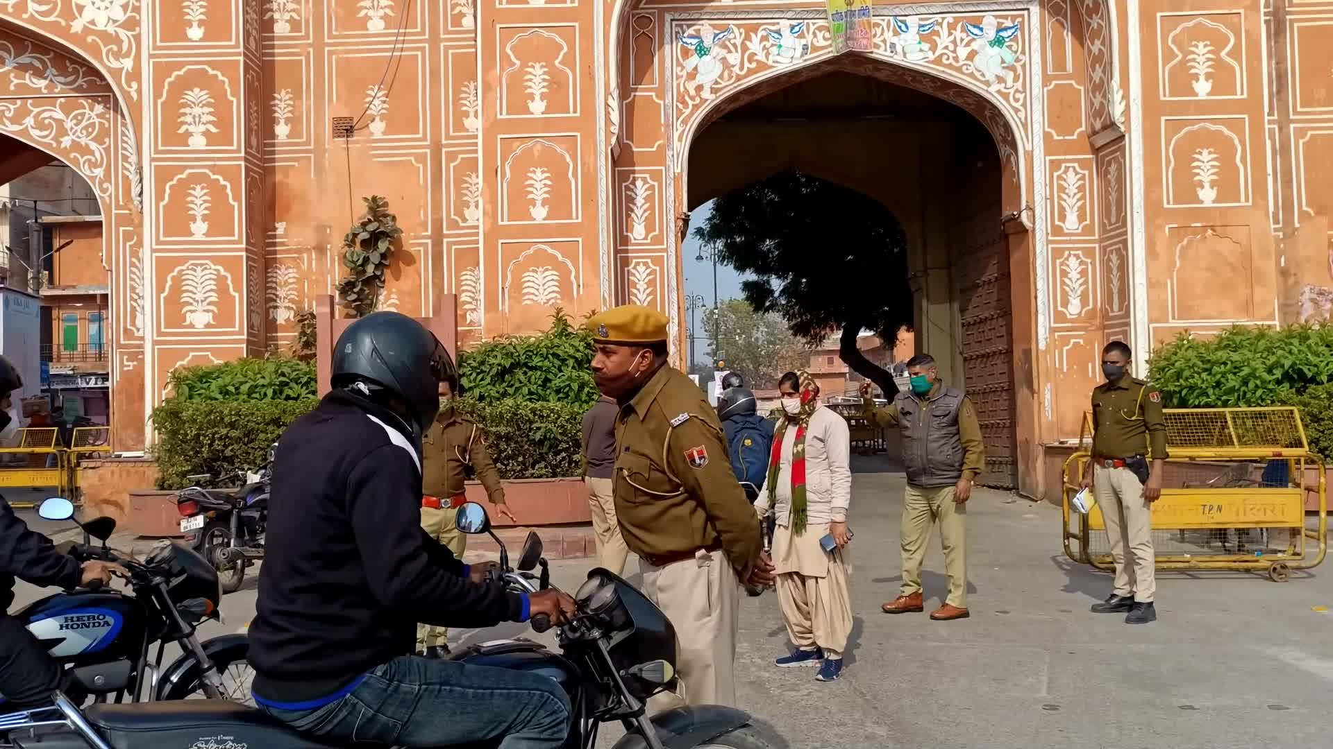 Coronavirus curfew in Jaipur, India