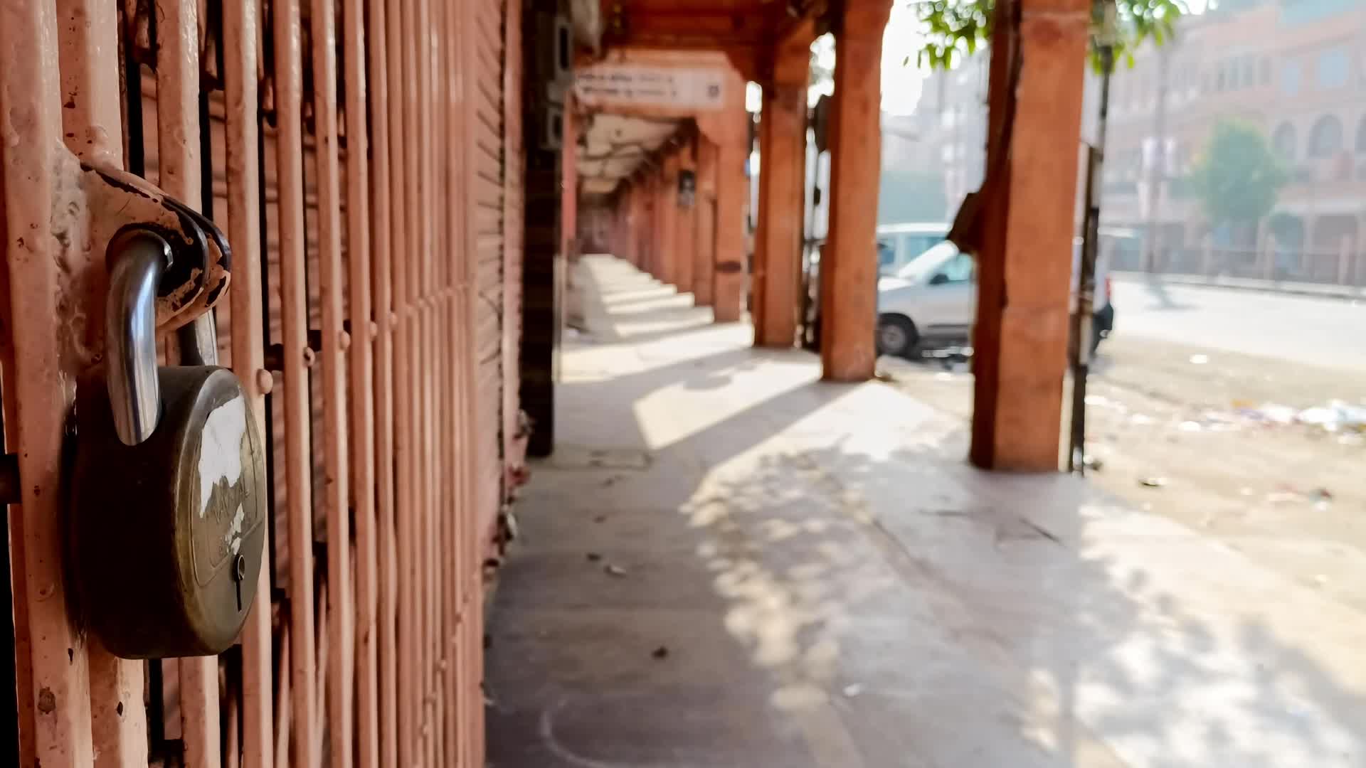 Coronavirus curfew in Jaipur, India