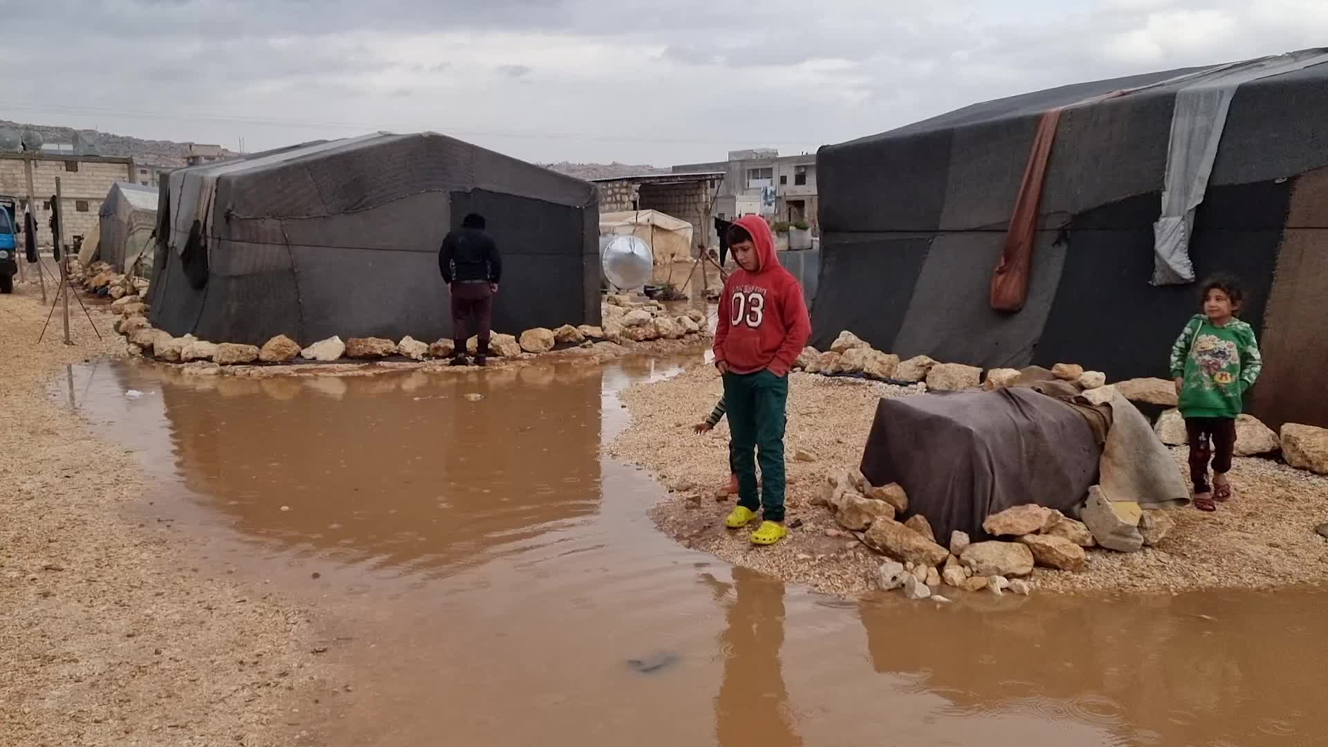 Syrian Refugee Camp In Idlib