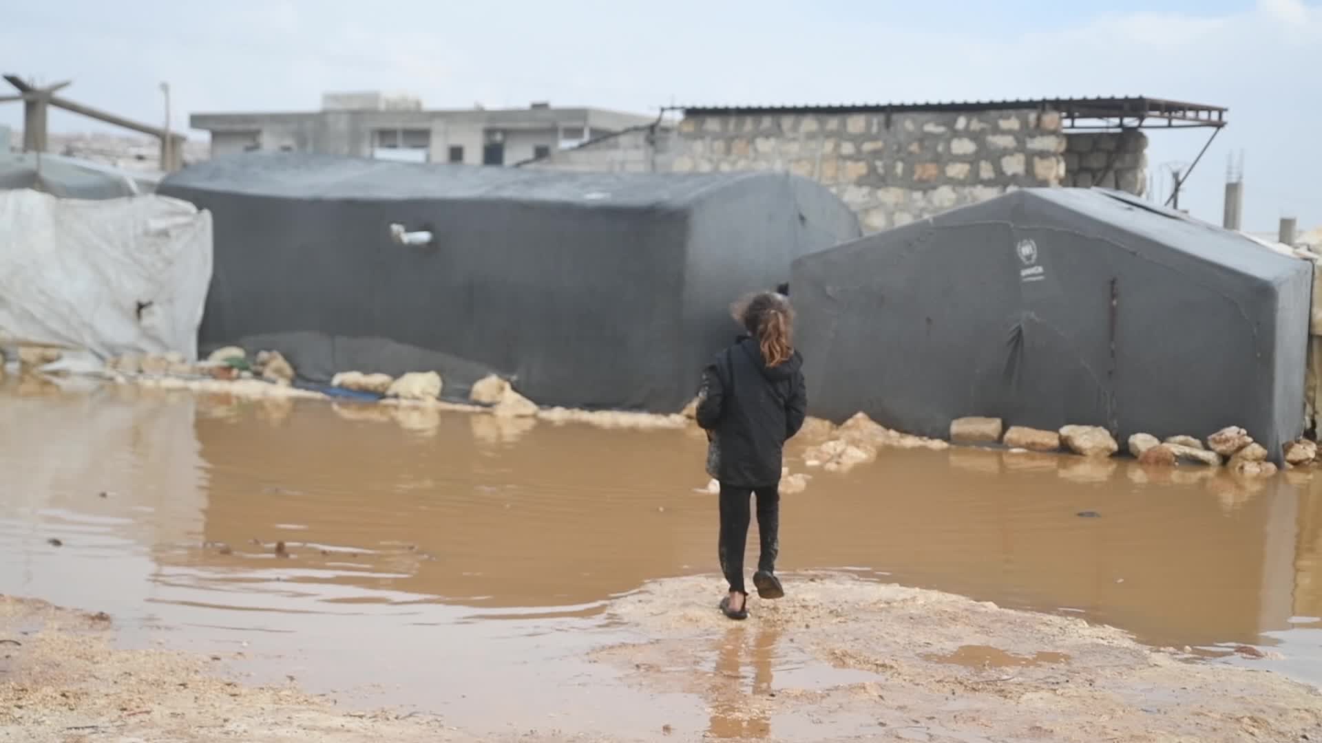 Syrian Refugee Camp In Idlib