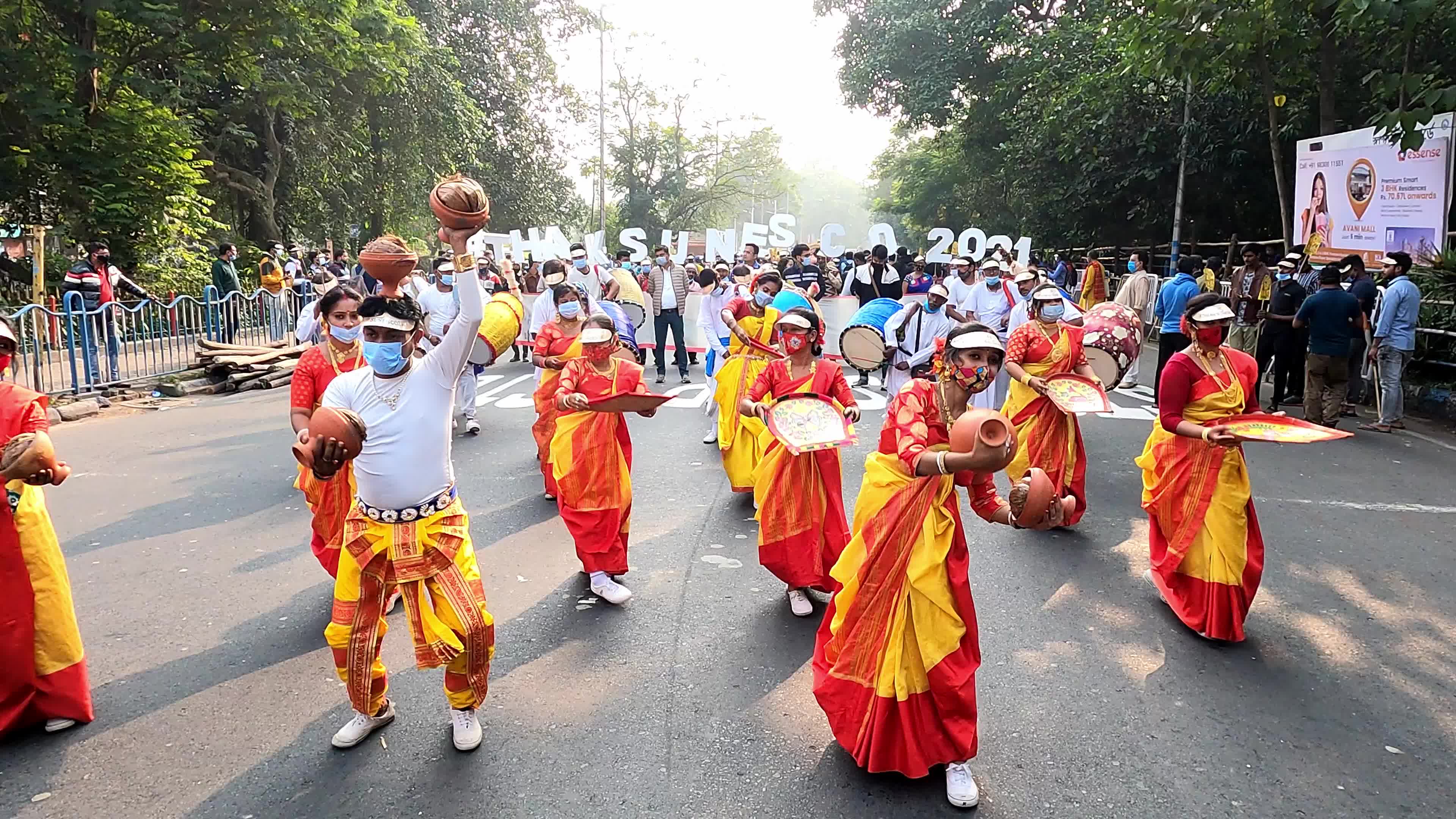 UNESCO Durga Puja Rally In Kolkata