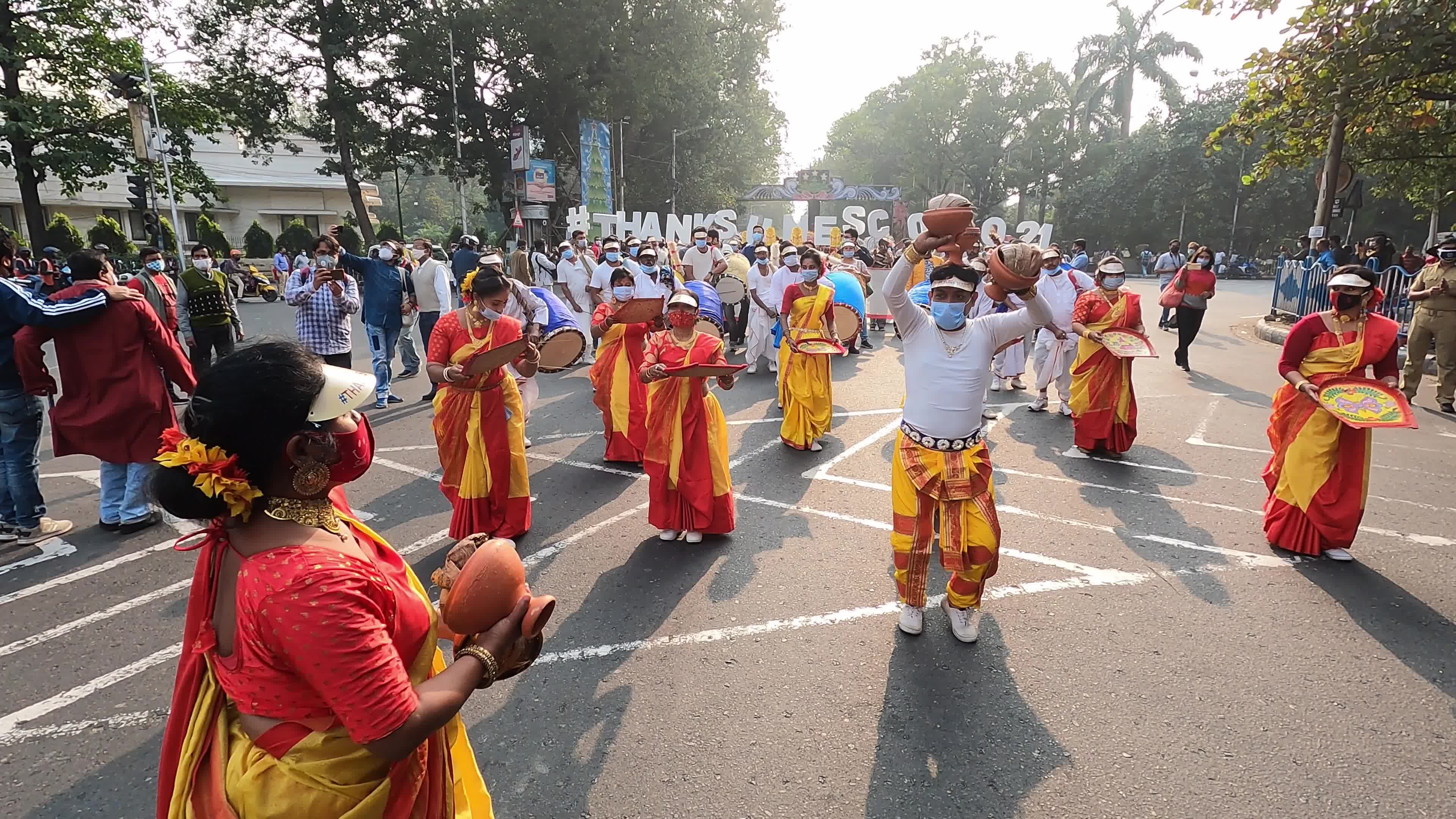 UNESCO Durga Puja Rally In Kolkata