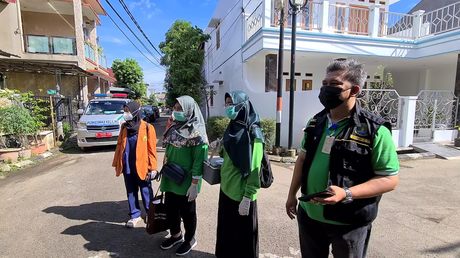 Door-to-Door COVID-19 Vaccine Campaign In Indonesia