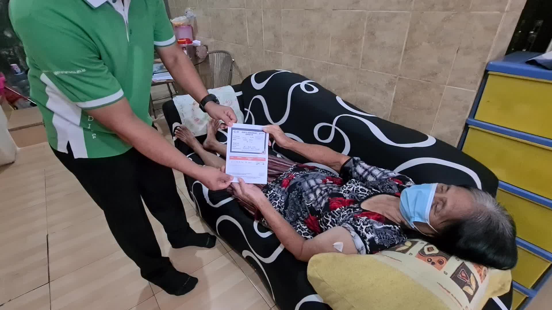 Door-to-Door COVID-19 Vaccine Campaign In Indonesia