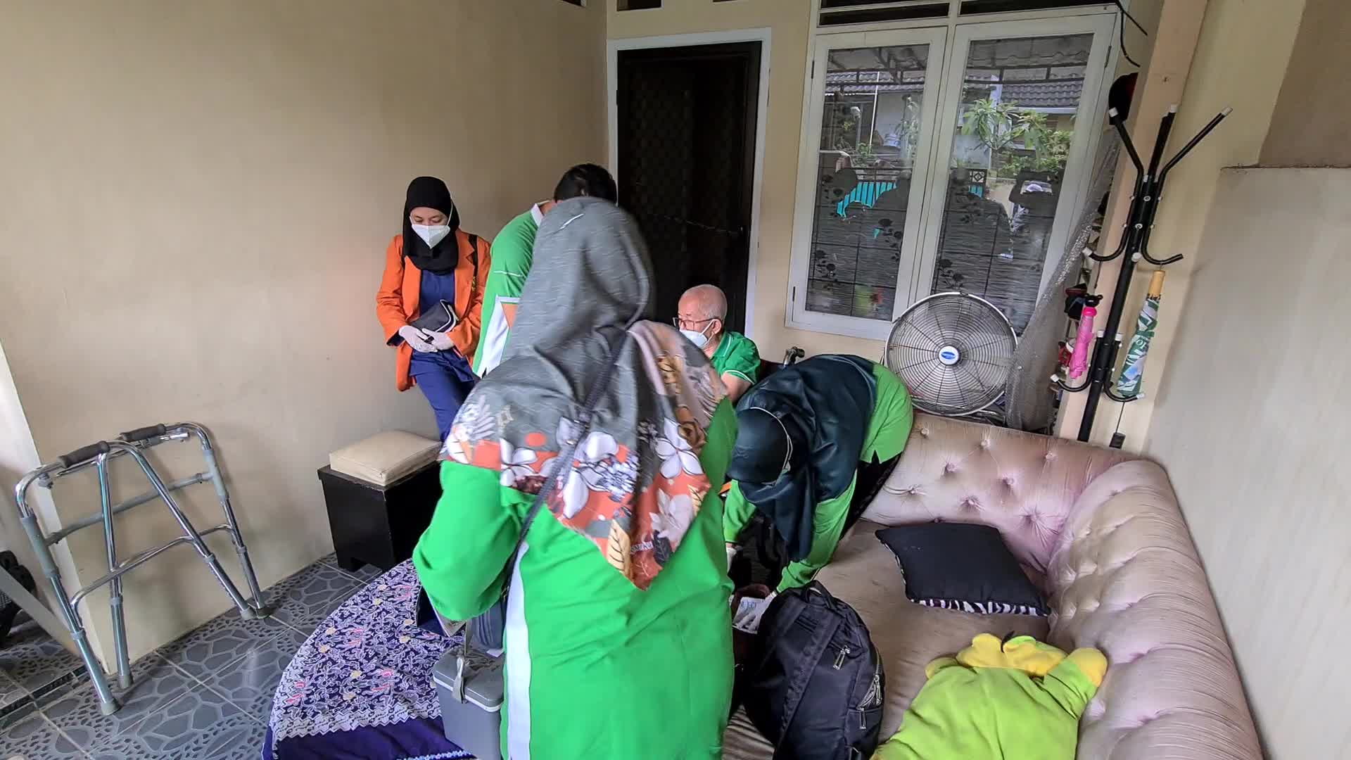 Door-to-Door COVID-19 Vaccine Campaign In Indonesia